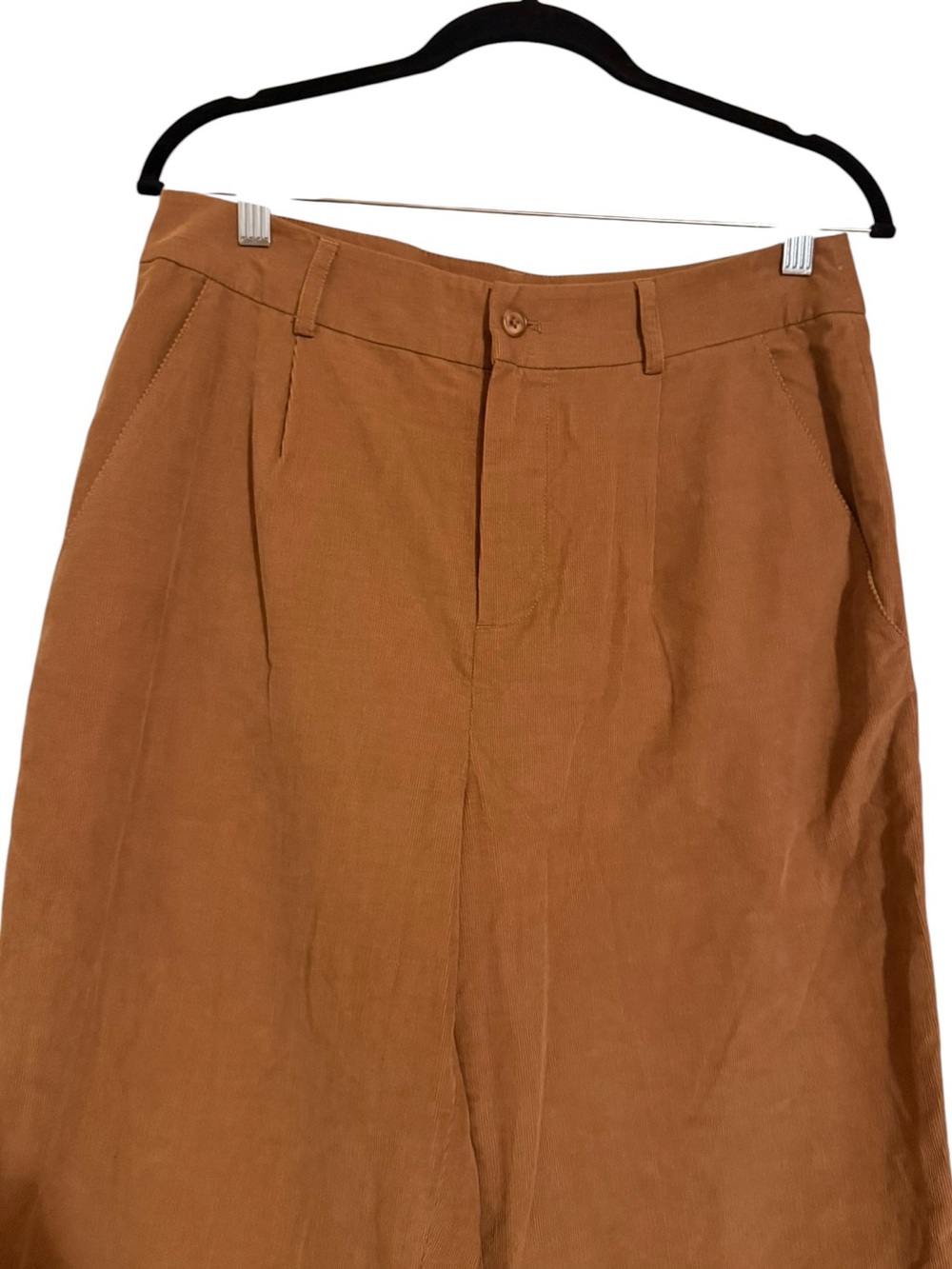 Kule The City Pants Coffee Camel Wide Leg Pleated Trouser Size 6 - Picture 5 of 7